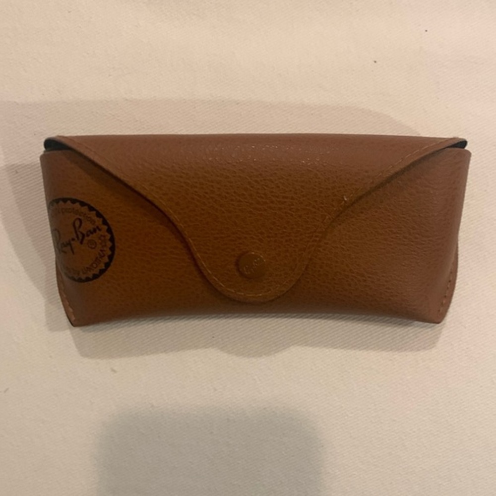 Ray‎ ban Leather Pouch Universal Soft Sunglasses Brown